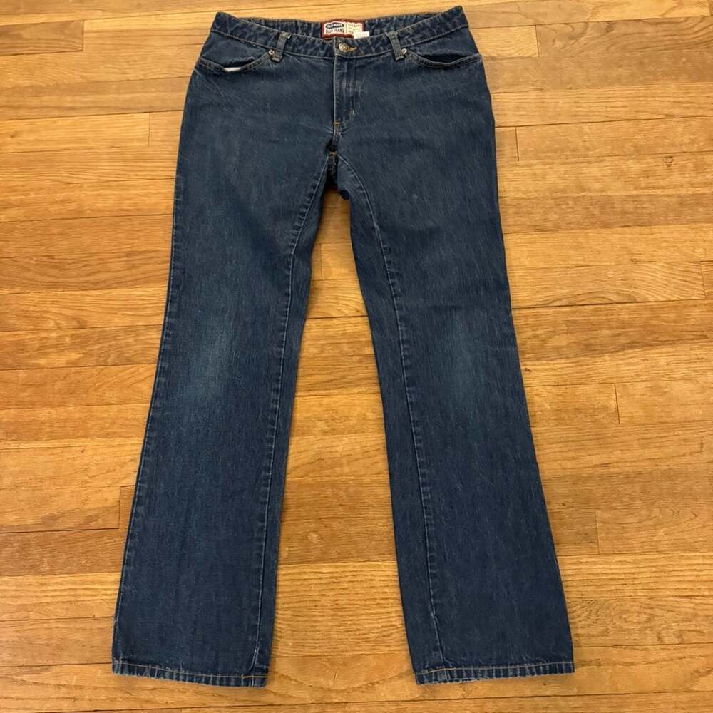 Old Navy medium wash straight leg jeans pants size 8
b29